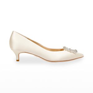 BADGLEY MISCHKA Marisa Kitten-Heel Pumps