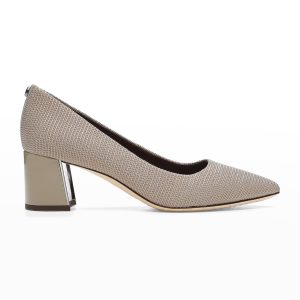 DONALD J PLINER Suzette Knit Point-Toe Pumps