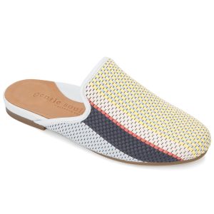 Gentle Souls by Kenneth Cole Women’s Eugene Woven Slide Flats