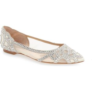 Gigi Crystal Pointed Toe Flat