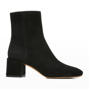 VINCE Kaye Suede Zip Booties