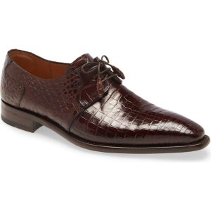 Moscow Genuine Alligator Leather Derby MEZLAN