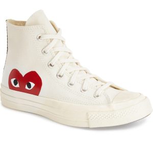 COMME DES GARÇONS PLAY x Converse Chuck Taylor® – Hidden Heart High Top Sneaker